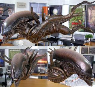 Life-Size Swimming Alien