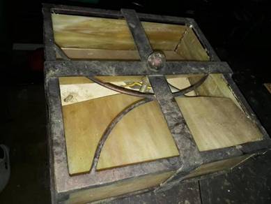 Square Alabaster Light Fittings