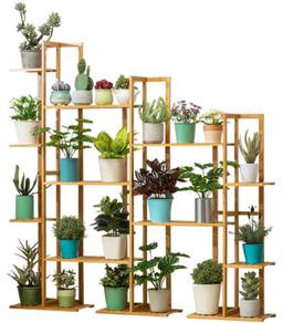 Plant Flower Stand Rak Pot Racks Planter Bunga