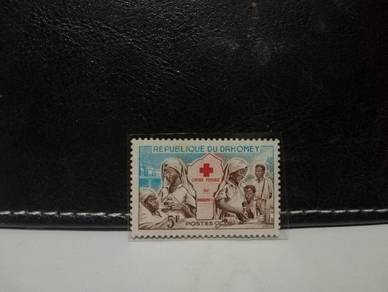 1962 Dahomey Stamp Red Cross