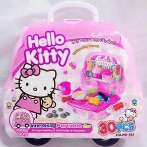 Mainan Hello Kitty Food Cart Pretend Play (toy)