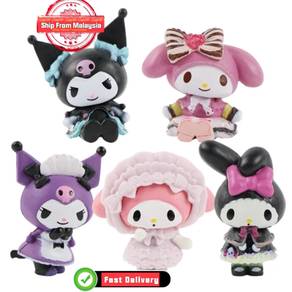Sanrio Anime Figure Doll 3-4cm Kawaii Kuromi Melod