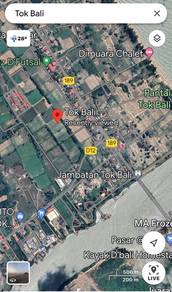 [30700 sf] Tanah lot bungalow luas Semerak Pantai Tok Bali Kelantan