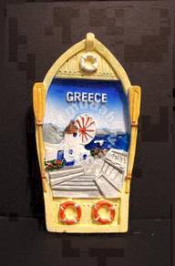Greece Magnet - Boat House (New)
