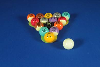 Dynasphere Tungsten American Pool Table Balls