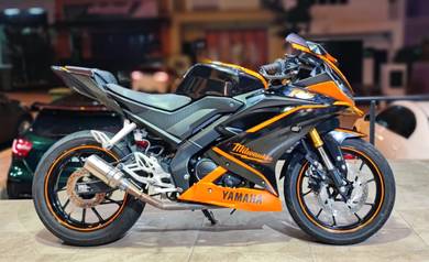 Yamaha YZF R15 Orange Burner v3 Cantik AEON CREDIT