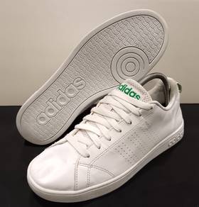 Adidas neo advantage cheap clean white list green