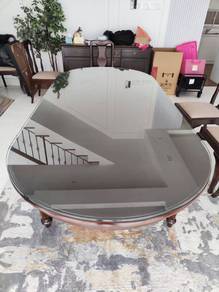 INSTALL ALAS KACA MEJA l table glass top clear