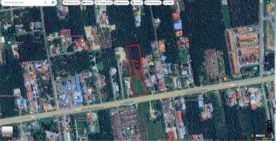 Tanah tepi jalan kampung Ijok 1.5 ekar freehold malay reserved