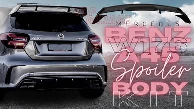 Mercedes Benz A Class W176 A45 Spoiler Amg Bodykit
