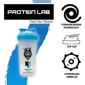 MuscleRulz Hydroblade Two-Tone Blue & White Shaker