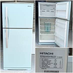 Hitachi fridge refrigerator peti sejuk 2d peti ais