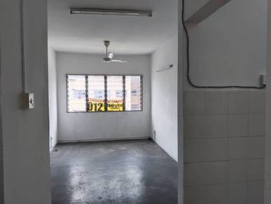 Newly painted basic unit at Seri Pulai apartment, Puchong Hartamas