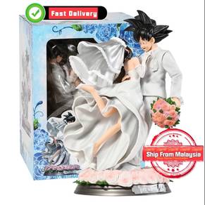 Anime Dragon Ball Son Goku Chichi Wedding Ver