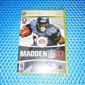 Microsoft Xbox 360 Madden NFL 07 Game CD