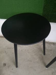 Black Round 4 Leg Table TB666