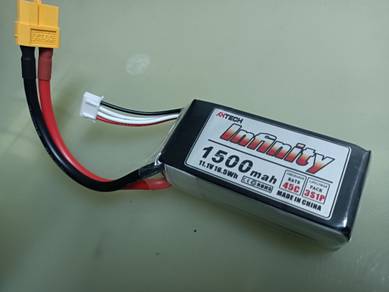 Infinity lipo battery 1500mah 3s 11.1v 45c