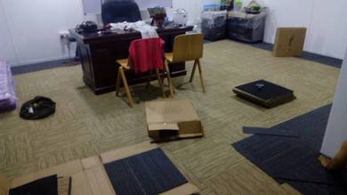 INSTALL OFFICE CARPET l pasang karpet pejabat anda