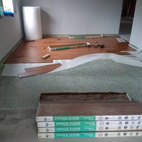 LANTAI VINYL FLOOR l vinyl 3mm corak kayuan urat