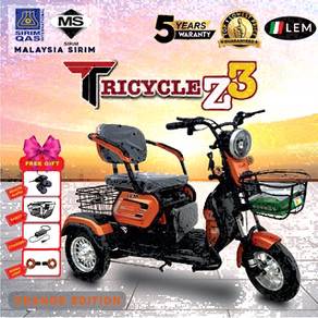 Z3 electric tricycle labuan in Malaysianew