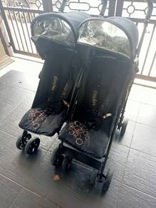 Twin top stroller mudah