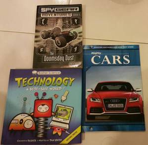 English children book car basher science spy gear
