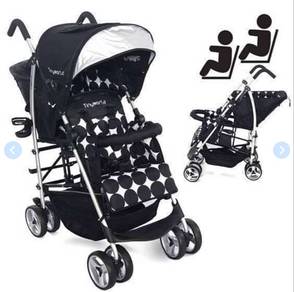 Twin shop stroller mudah