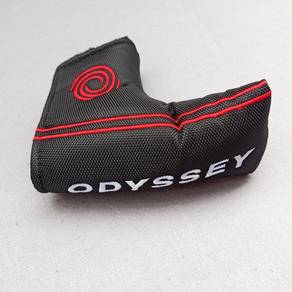 Golf Odyssey Putter Headcover (Black & Red) Blade