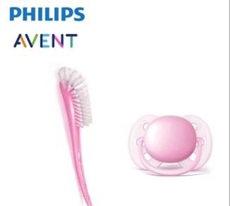 Philips Avent Bottle and Teat Brush (Pink)