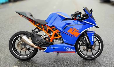 KTM RC250 Light Blue ABS Wrapping rc 250