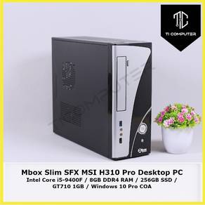 MSI H310 Pro i5-9400F 8GB RAM 256SSD GT710 gaming