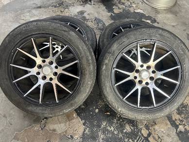 Second hand rim & tyre 15"