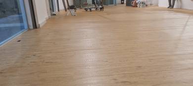 INSTALL LANTAI JENIS VINYL l vinyl flooring 3mm