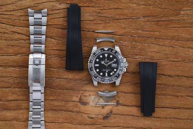 ROLEX GMT 40mm OYSTERFLEX Rubber Watch Strap