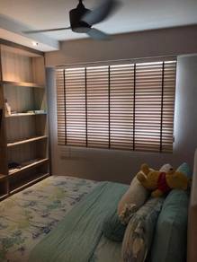 LANGSIR KAYU SOLID l timber venetian blind curtain