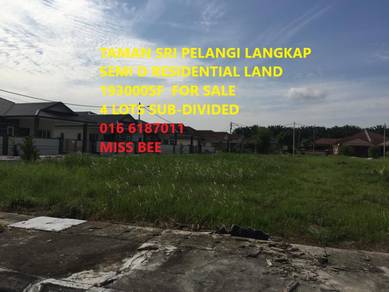 Langkap freehold sri pelangi semi d residential land for sale