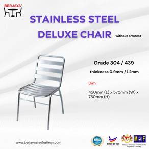 Stainless Steel Restaurant Mamak Chair