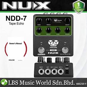 NUX NDD-7 Verdugo Analogue Tape Echo Effects Pedal