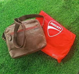 Ducati leather best sale sling bag