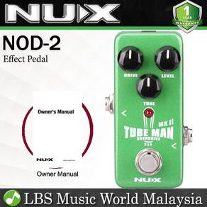 Nux NOD-2 Tube Man MKII Overdrive Mini EffectPedal