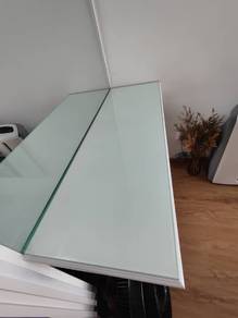 PASANG KACA ALAS MEJA l glass top cover install
