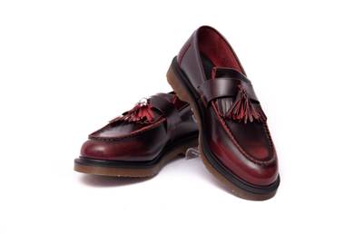 Dr Martens Adrian Tassel Loafer Rub Red Original