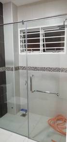 KACA MANDIAN l shower screen glass panel clear