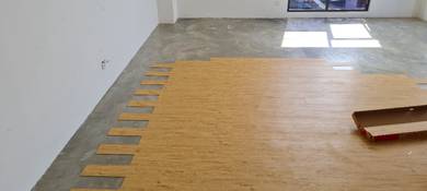 INSTALL LANTAI VINYL FLOOR l vinyl flooring  3mm