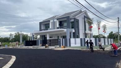 FULL LOAN New Double Storey house for sale Ipoh Perak Lahat Menglembu