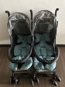 Twin best sale stroller mudah