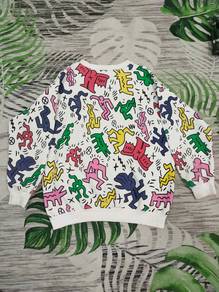 Keith Haring Fullprint art sweatshirt rare
