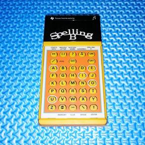 70s Texas Instruments Spelling B Learning Game