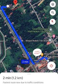 Lot Banglo Dekat SMK & SK To Uban, Pasir Mas