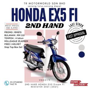 Honda EX5 2021 Motorcycles for sale in Malaysia Mudah.my